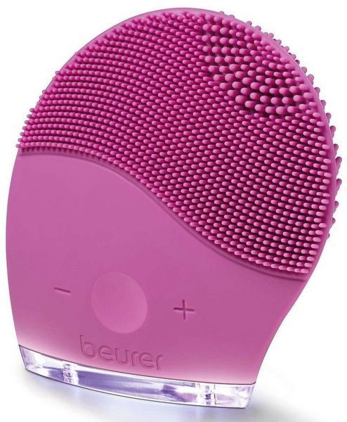 Beurer Щетка-массажер для лица, аккумулятор, USB, 3 режимы, вес - 0.065кг, розовый FC_49 фото