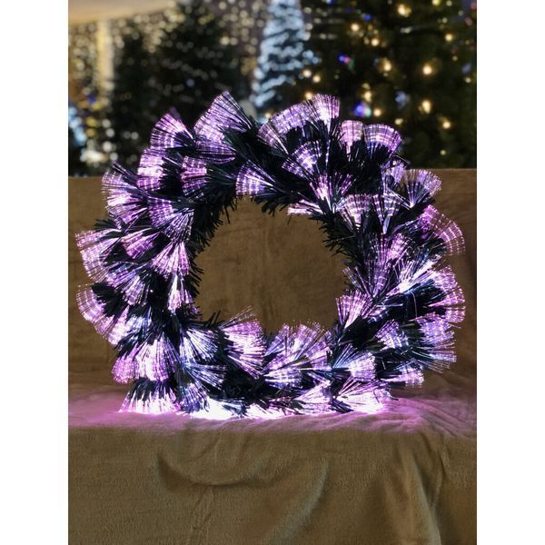 Різдвяний вінок Luca Lighting світлодіодний Highland мультиколірний 2 м (8718861662245) 8718861662245 фото