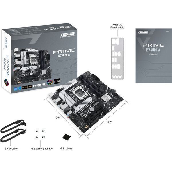 Материнская плата ASUS PRIME B760M-A-CSM PRIME B760M-A-CSM фото