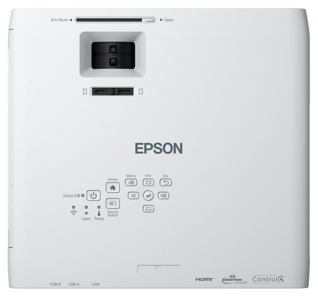 Проєктор Epson EB-L260F FHD, 4600 lm, LASER, 1.32-2.12, WiFi V11HA69080 фото