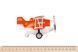 Самолет металлический Same Toy инерционный Aircraft со светом и звуком (оранжевый) SY8012Ut-1 фото 3