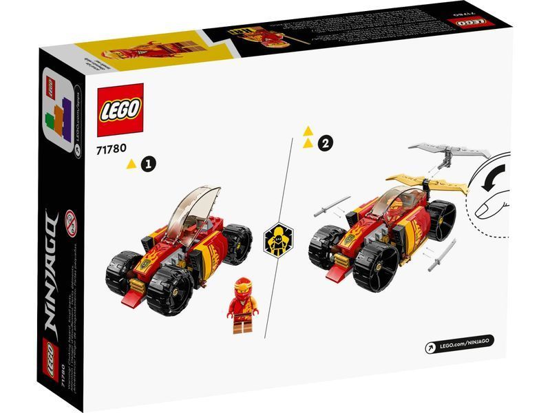 Конструктор LEGO Ninjago Гоночный автомобиль ниндзя Кая EVO (71780) 71780 фото