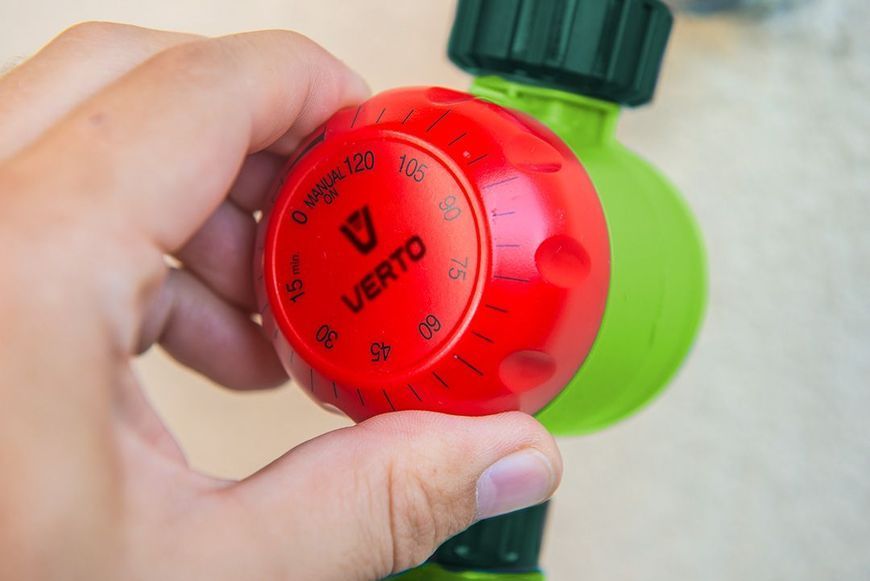 Таймер для поливу Verto, 1/2"-3/4", механічний, до 120 хв 15G750 фото