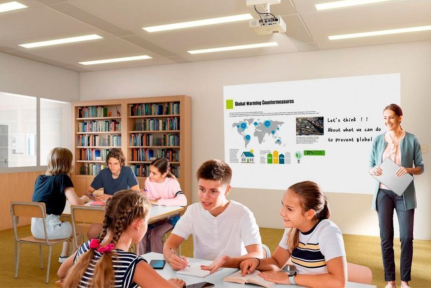Проєктор Epson EB-L260F FHD, 4600 lm, LASER, 1.32-2.12, WiFi V11HA69080 фото
