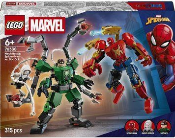 Конструктор LEGO Super Heroes Битва роботів: Людина-павук vs. Доктор Восьминог (76338) 76338 фото