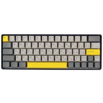 Клавіатура Epomaker EP64 60 Mulan Switch Hot-Swap RGB Wireless/Bluetooth/USB UA Black (EP64-B-M) EP64-B-M фото