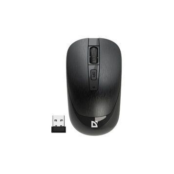 Мишка Defender Wave MM-995 Silent Wireless Black (52995) 52995 фото