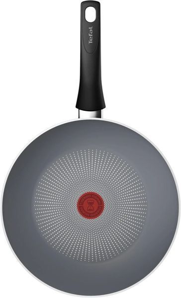 Сковорода ВОК Tefal Halo, 28см, алюміній, бакеліт, сірий C3121953 фото