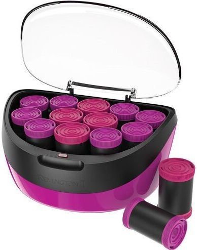Remington Бигуди термо Jumbo Curls, 600Вт, D-36, 41mm, 12шт, ионизация, кондиционирование, розовый H5670 фото
