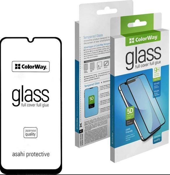 Захисне скло ColorWay 9H FC glue Samsung Galaxy A32 4G black CW-GSFGSGA325-BK фото