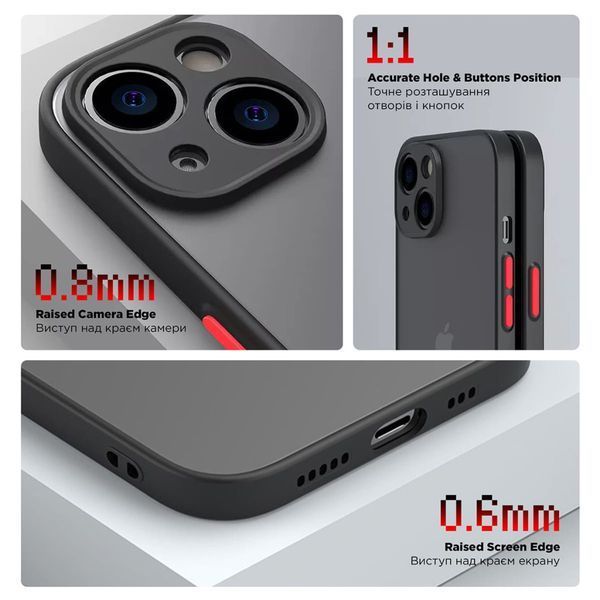 Накладка ArmorStandart Frosted Matte для Samsung A55 5G (A556) Black (ARM74335) ARM74335 фото