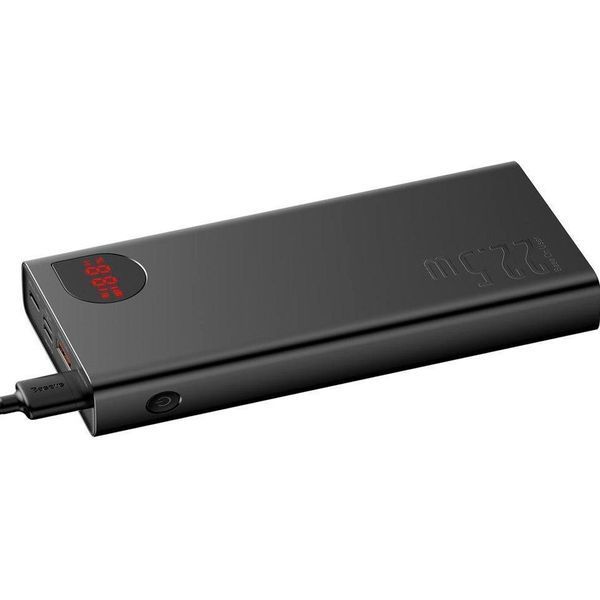 Универсальная батарея Baseus Adaman Metal Digital Display 20000mAh (22.5W) Black (PPAD000101) PPAD000101 фото