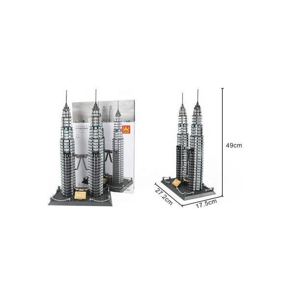 Конструктор Wange Вежі Петронас, Малайзія (WNG-Petronas-Towers) WNG-Petronas-Towers фото