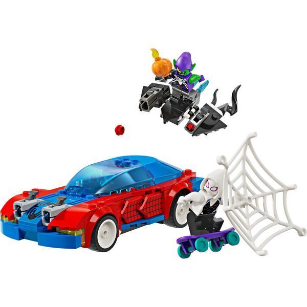 Конструктор LEGO Super Heroes Автомобиль для гонки Человека-Паука и Зеленый Гоблин с ядом Вено 76279 фото