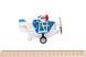 Самолет металлический Same Toy инерционный Aircraft со светом и звуком (синий) SY8012Ut-2 фото 3