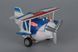 Самолет металлический Same Toy инерционный Aircraft со светом и звуком (синий) SY8012Ut-2 фото 2
