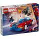 Конструктор LEGO Super Heroes Автомобиль для гонки Человека-Паука и Зеленый Гоблин с ядом Вено 76279 фото 1