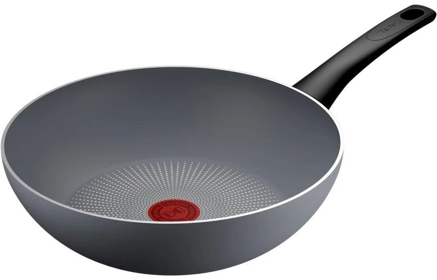 Сковорода ВОК Tefal Halo, 28см, алюміній, бакеліт, сірий C3121953 фото