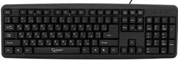 Клавиатура Gembird KB-U-103-RU Black, UKR KB-U-103-UA фото