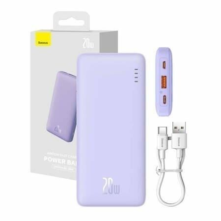 Універсальна батарея Baseus Adaman Airpow 10000mAh (20W) Purple (P10022801513-00) P10022801513-00 фото