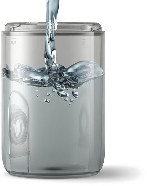 Іригатор Philips портативний Sonicare Cordless Power Flosser 3000, чаша 250 мл, чохол, 2 насадки , чорний HX3826/33 фото