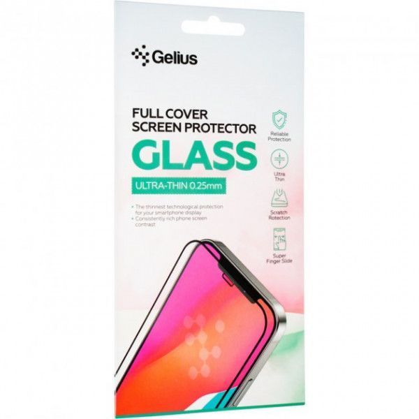 Захисне скло Gelius Full Cover Ultra-Thin 0.25mm for Samsung A336 (A33) Black 91071 фото