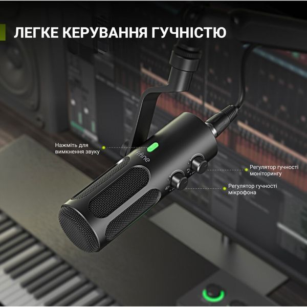 Микрофон Fifine Tank 3 USB/XLR Black (Tank3) Tank3 фото