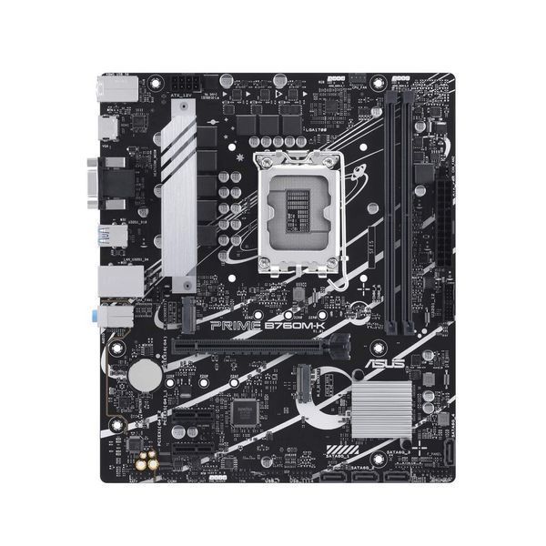 Материнcька плата ASUS PRIME B760M-K s1700 B760 2xDDR5 M.2 HDMI D-Sub mATX 90MB1FI0-M1EAY0 фото