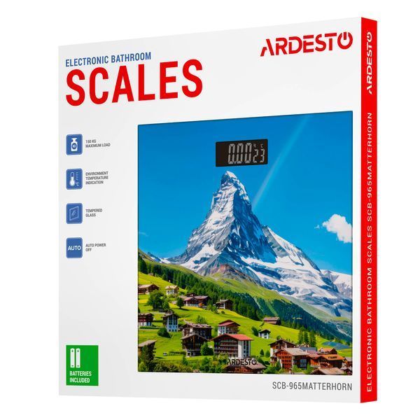 Ваги підлогові ARDESTO SCB-965MATTERHORN макс. вага 150 кг/малюнок SCB-965MATTERHORN фото