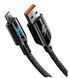 Кабель Gelius Screen GP-UCN008 (30W) USB-A to Type-C (1.2м) Black GP-UCN008 Black фото 3