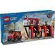 Конструктор LEGO City Пожежне депо з пожежною машиною 843 деталей (60414) 60414 фото 1