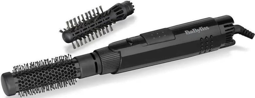 BaByliss Фен-щетка, 300Вт, режимов-2, хол. обдув, 2 насадки, черный AS86E фото