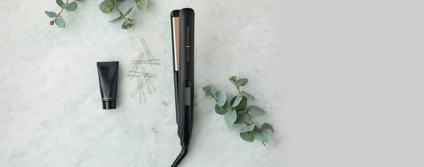 Remington Выпрямитель ProLuxe Midnight Edition, 52Вт, темп.режимов-10, 150-230С, дисплей, керамика, S9100B фото