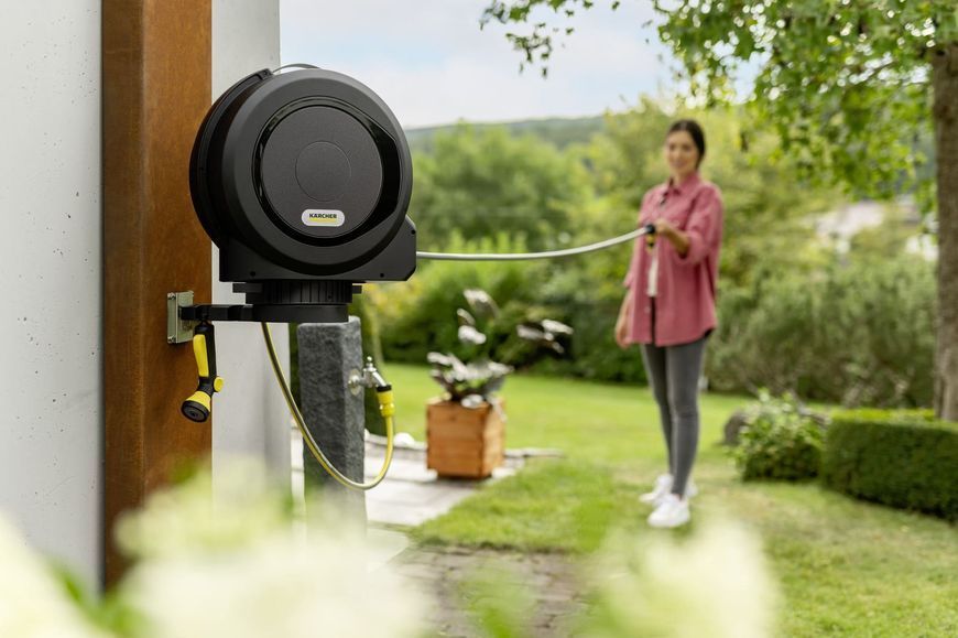 Катушка для шланга Karcher HBX 4.15 Automatic автоматическая 15м шланга 1/2&rdquo; 7.57кг 2.645-377.0 фото
