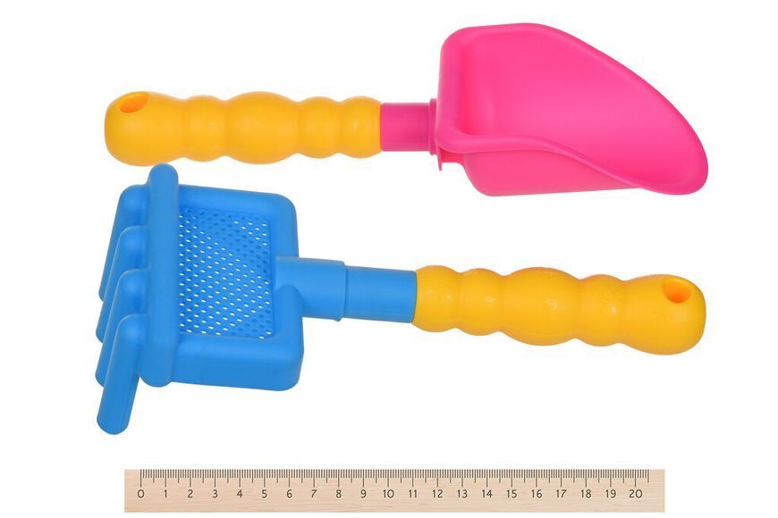 Набір для гри з піском Same Toy - з повітряної вертушкою (оранжеве відро) 9 шт HY-1206WUT-4 фото