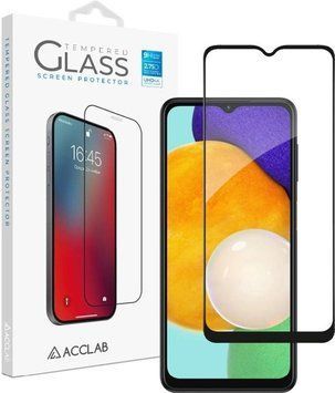 Захисне скло ACCLAB Full Glue для Samsung A13 4G (чорне) Paper pack 529e01db-ebc1-11ec-833b-38d54713ceda фото