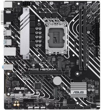 Материнcька плата ASUS PRIME H610M-A-CSM s1700 H610 2xDDR5 M.2 HDMI D-Sub DP mATX 90MB1G20-M0EAYC фото