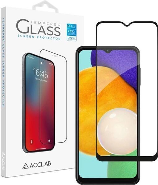 Захисне скло ACCLAB Full Glue для Samsung A13 4G (чорне) Paper pack 529e01db-ebc1-11ec-833b-38d54713ceda фото