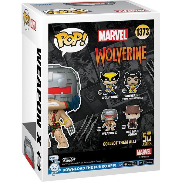 Funko Фигурка Funko POP Marvel: Wolverine 50th - Ultimate Weapon X 5908305247753 фото