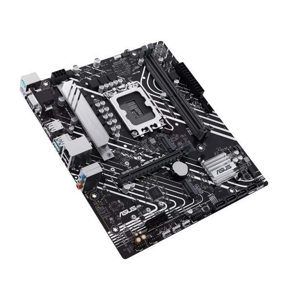 ASUS Материнcкая плата PRIME H610M-A-CSM s1700 H610 2xDDR5 M.2 HDMI D-Sub DP mATX 90MB1G20-M0EAYC фото