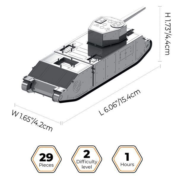 Конструктор Metal Time колекційна модель TOG II (MT067) MT067 фото
