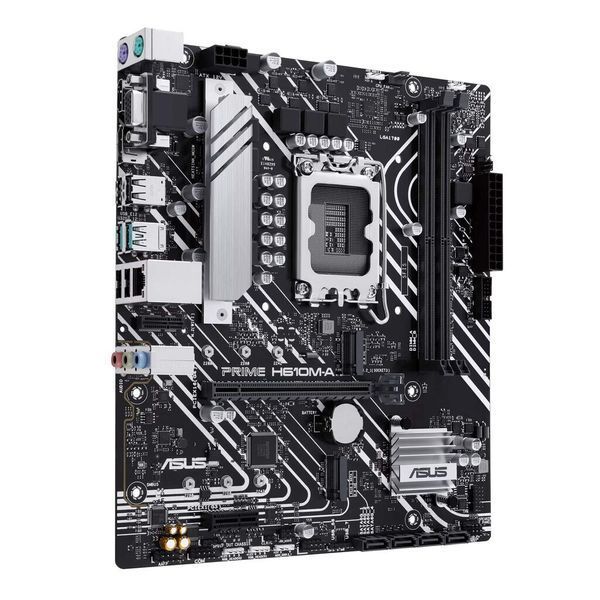 ASUS Материнcкая плата PRIME H610M-A-CSM s1700 H610 2xDDR5 M.2 HDMI D-Sub DP mATX 90MB1G20-M0EAYC фото