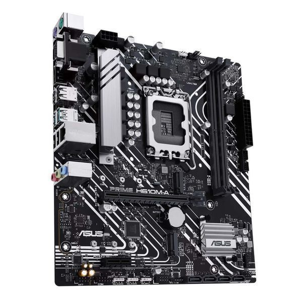 ASUS Материнcкая плата PRIME H610M-A-CSM s1700 H610 2xDDR5 M.2 HDMI D-Sub DP mATX 90MB1G20-M0EAYC фото