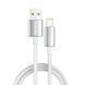 Кабель ColorWay USB - Apple Lightning (zinc alloy braided) 3А 1м белый (CW-CBUL098-WT) CW-CBUL098-WT фото 2