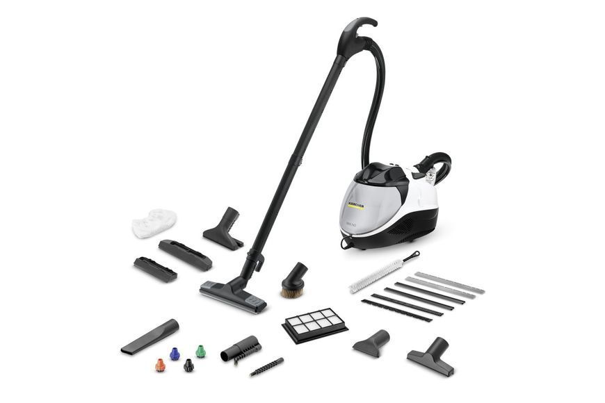 Karcher Паропылесос SV 7, 2200Вт, влажная уборка, вода -0.45л, HEPA, обработка паром, бело-черный 1.439-490.0 фото