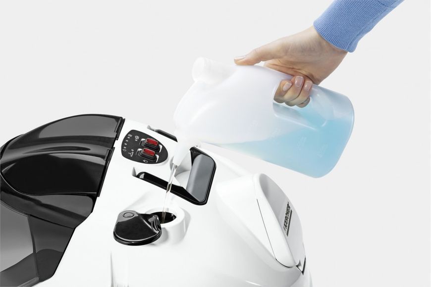 Karcher Паропылесос SV 7, 2200Вт, влажная уборка, вода -0.45л, HEPA, обработка паром, бело-черный 1.439-490.0 фото