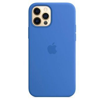 Накладка Apple Silicone Case 1:1 для iPhone 12/12 Pro с MagSafe Capri Blue (ASC12PCPBL(M)) ASC12PCPBL(M) фото