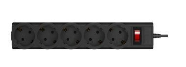 Сетевой фильтр LogicPower Premium 5 розеток/2M Black (LP-X5-2) LP-X5-2 BLACK фото
