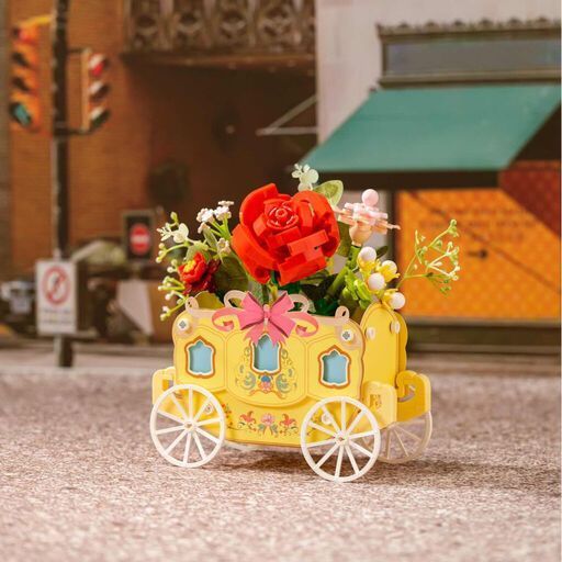 Конструктор Pantasy Original - Flower Cart Корзина с розами (15027) 15027 фото