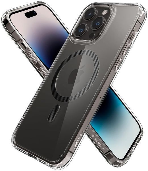 Накладка Spigen Apple iPhone 14 Pro Max Ultra Hybrid MagFit Carbon Fiber (ACS04827) ACS04827 фото